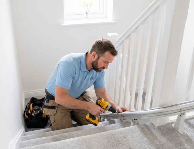 Stairlift installation process