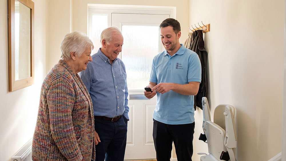 Stairlift installation by VMS